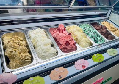 vitrina para helados, gelato