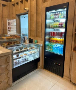 Vitrina refrigerada, para bebidas y alimentos, Liverpool